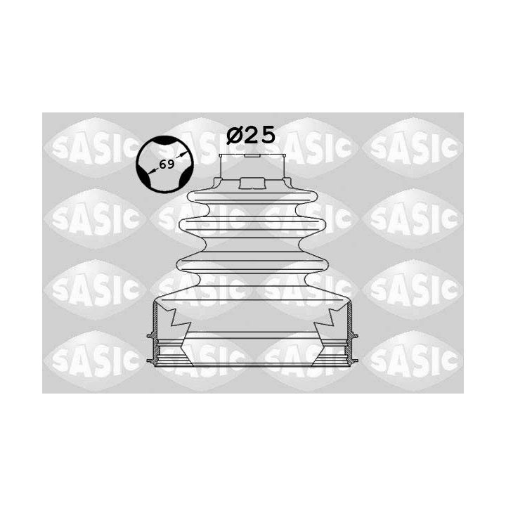 Gofruotoji membrana, kardaninis velenas SASIC 1906088