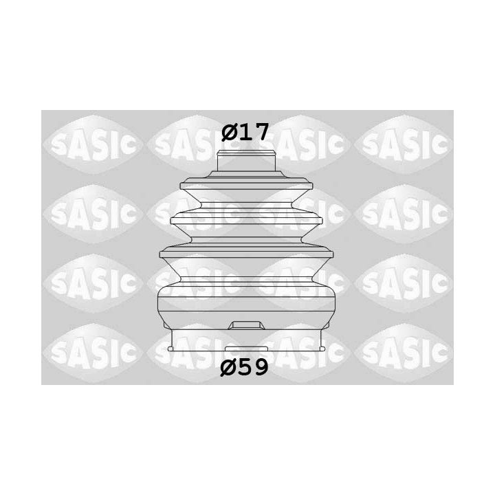 Gofruotoji membrana, kardaninis velenas SASIC 1906089