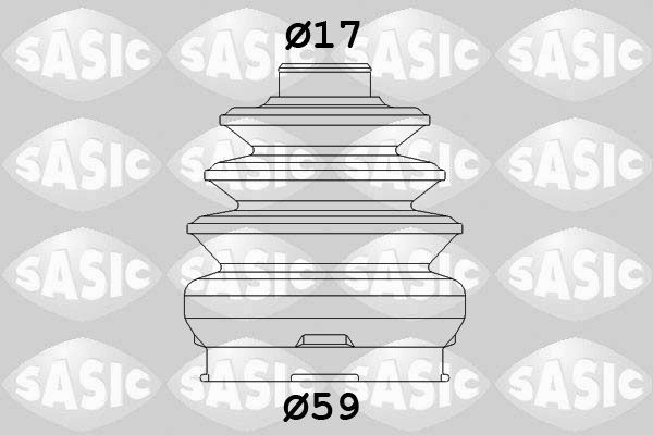 Gofruotoji membrana, kardaninis velenas SASIC 1906089