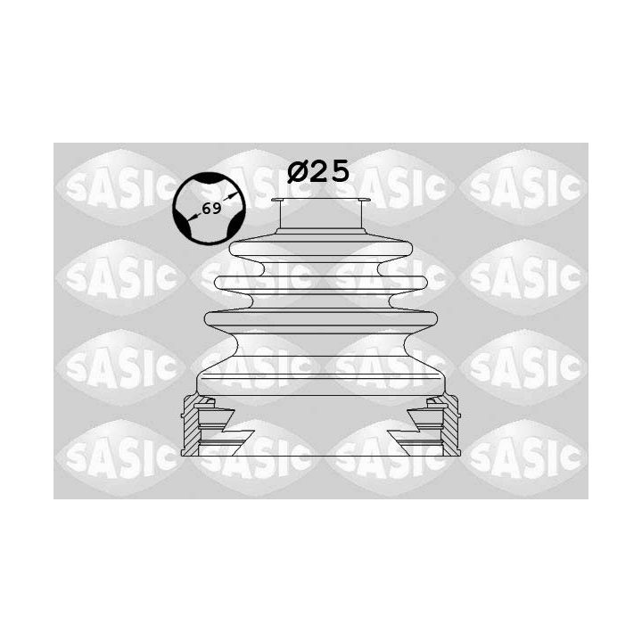 Gofruotoji membrana, kardaninis velenas SASIC 1906090