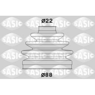 Gofruotoji membrana, kardaninis velenas SASIC 1906099