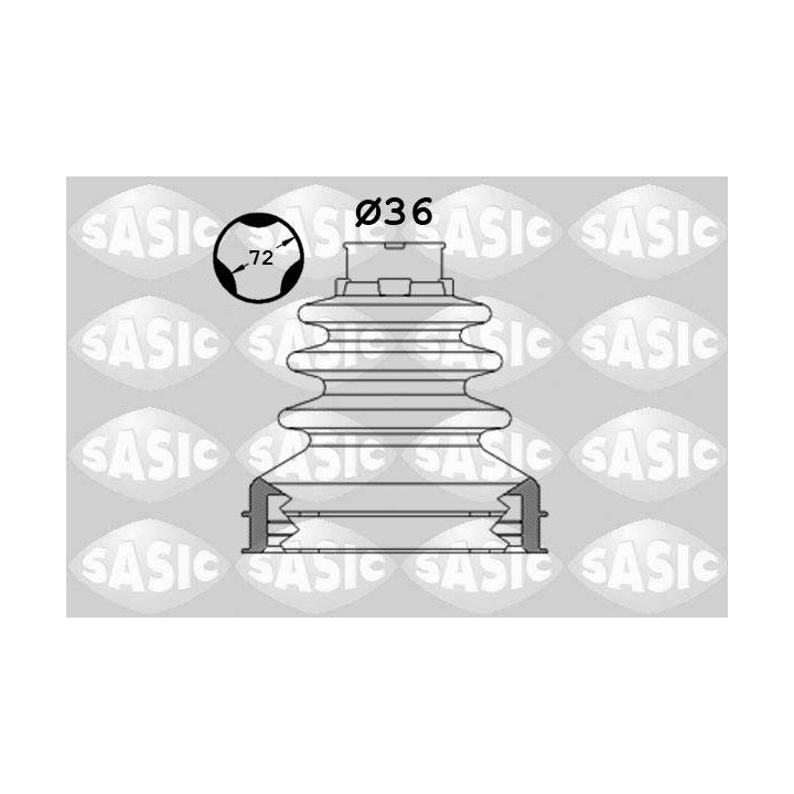 Gofruotoji membrana, kardaninis velenas SASIC 1906104