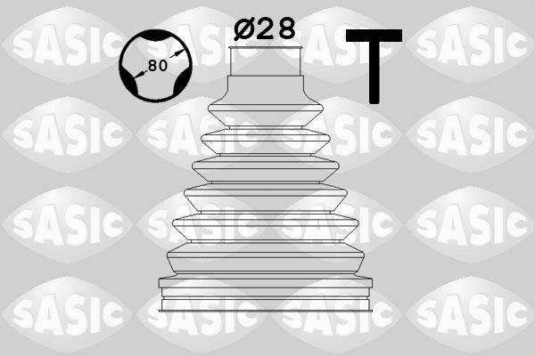 Gofruotoji membrana, kardaninis velenas SASIC 1906105