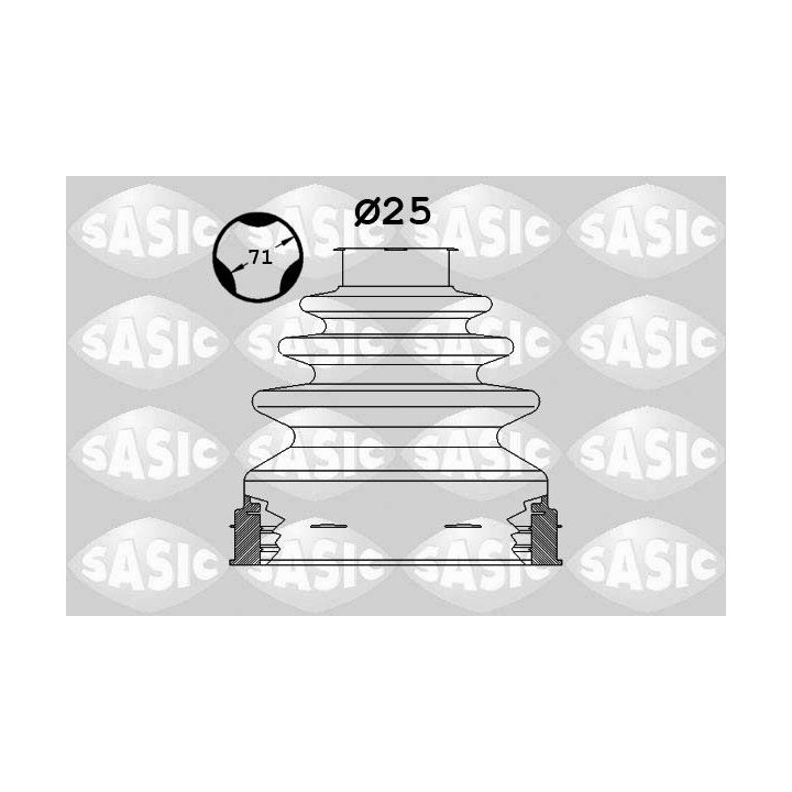 Gofruotoji membrana, kardaninis velenas SASIC 1906107