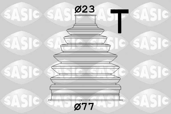 Gofruotoji membrana, kardaninis velenas SASIC 1906110