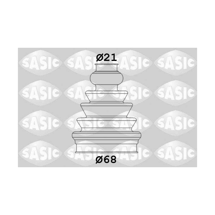 Gofruotoji membrana, kardaninis velenas SASIC 1906113