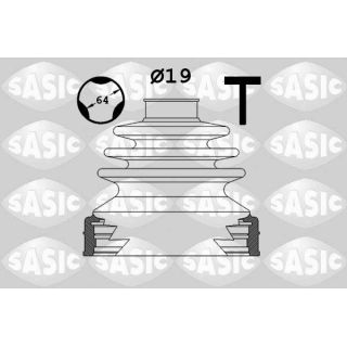 Gofruotoji membrana, kardaninis velenas SASIC 1906115