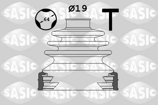 Gofruotoji membrana, kardaninis velenas SASIC 1906115