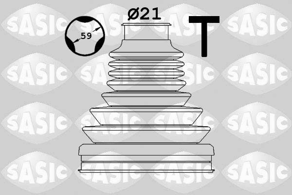 Gofruotoji membrana, kardaninis velenas SASIC 1906127