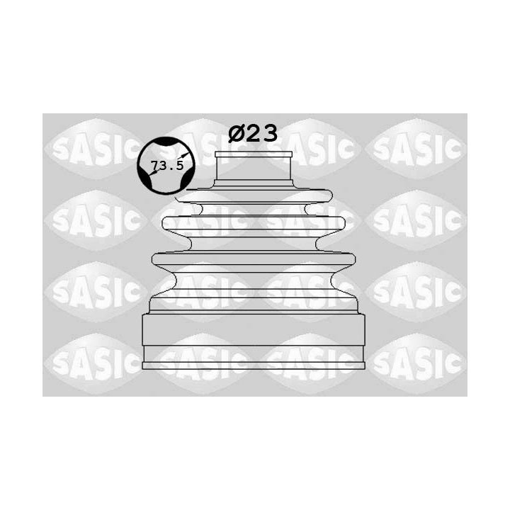 Gofruotoji membrana, kardaninis velenas SASIC 1906129