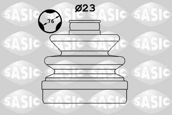 Gofruotoji membrana, kardaninis velenas SASIC 1906133