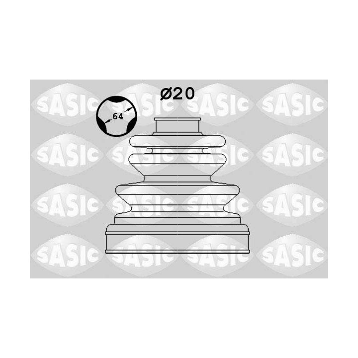 Gofruotoji membrana, kardaninis velenas SASIC 1906167