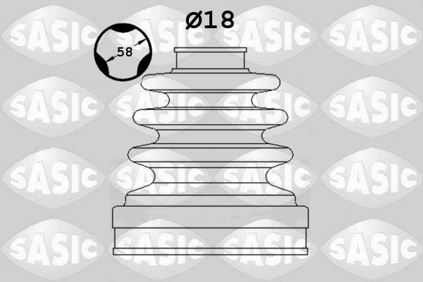 Gofruotoji membrana, kardaninis velenas SASIC 1906168