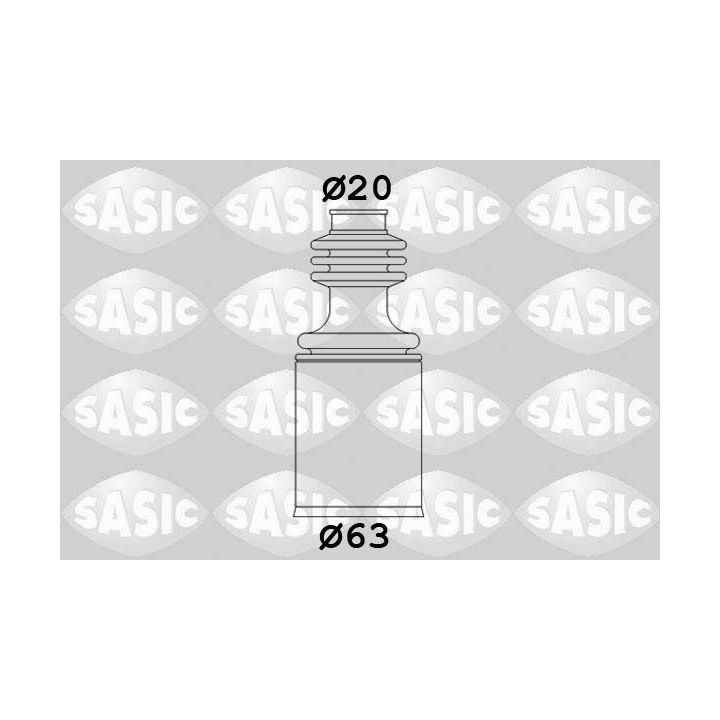 Gofruotoji membrana, kardaninis velenas SASIC 2003421