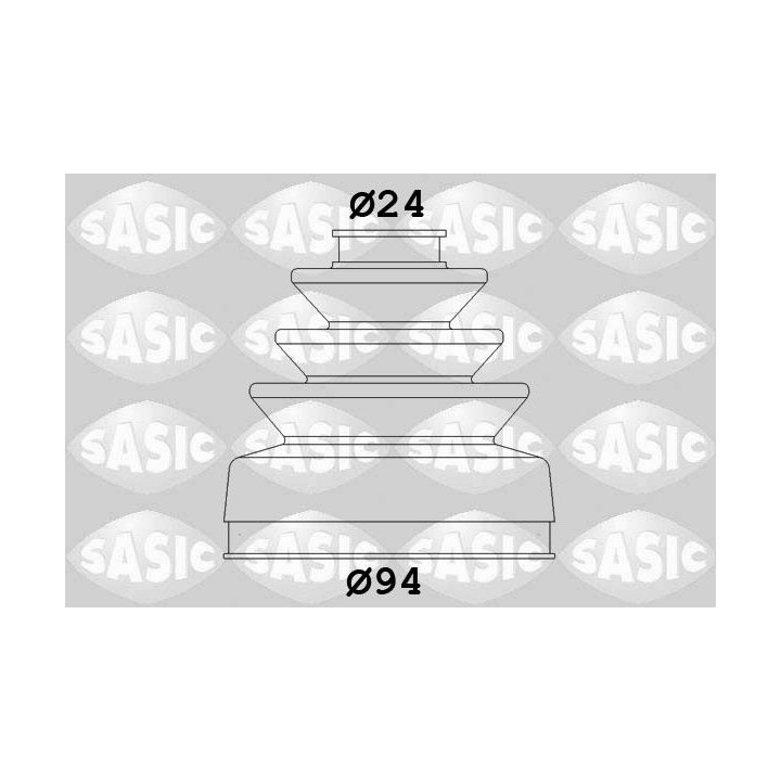 Gofruotoji membrana, kardaninis velenas SASIC 2873493