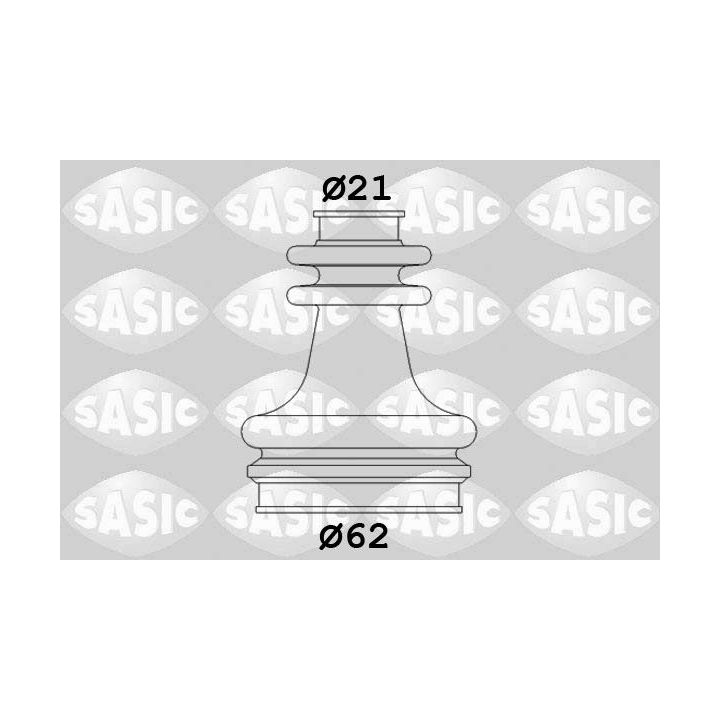 Gofruotoji membrana, kardaninis velenas SASIC 2873653