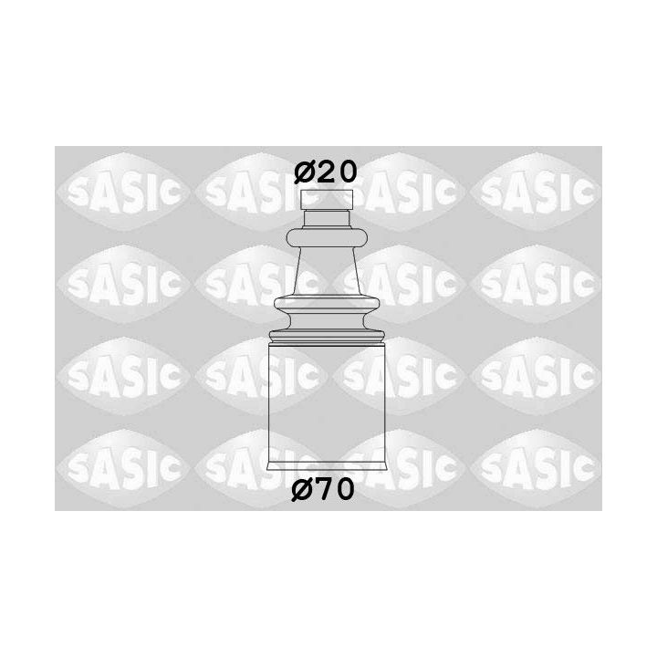 Gofruotoji membrana, kardaninis velenas SASIC 2873693