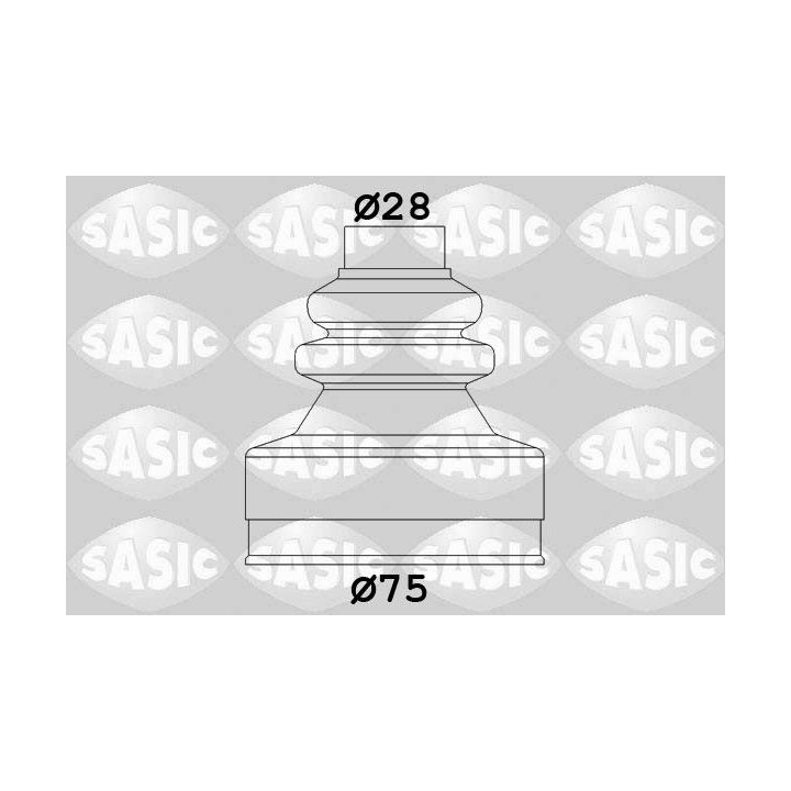 Gofruotoji membrana, kardaninis velenas SASIC 2873773