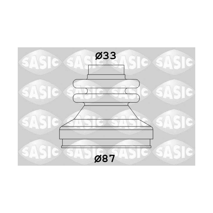 Gofruotoji membrana, kardaninis velenas SASIC 2873783