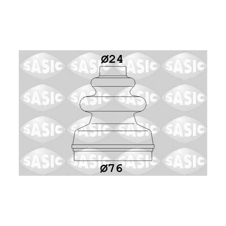 Gofruotoji membrana, kardaninis velenas SASIC 2873793