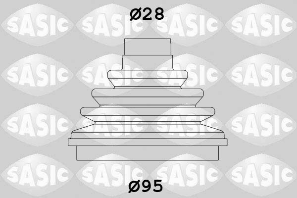 Gofruotoji membrana, kardaninis velenas SASIC 2933003