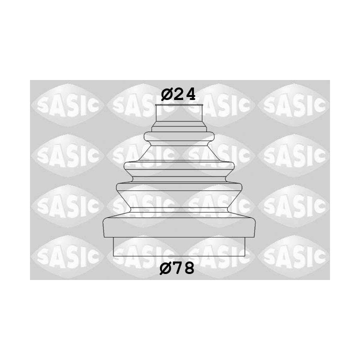 Gofruotoji membrana, kardaninis velenas SASIC 2933013