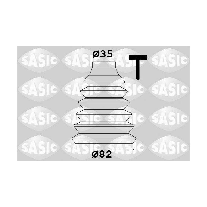 Gofruotoji membrana, kardaninis velenas SASIC 2933313