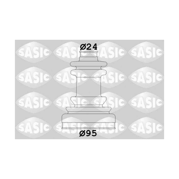 Gofruotoji membrana, kardaninis velenas SASIC 2933423