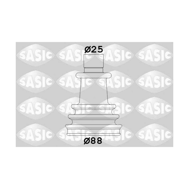 Gofruotoji membrana, kardaninis velenas SASIC 2933633