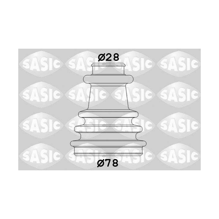 Gofruotoji membrana, kardaninis velenas SASIC 2933733