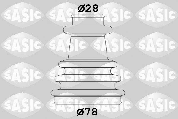 Gofruotoji membrana, kardaninis velenas SASIC 2933733