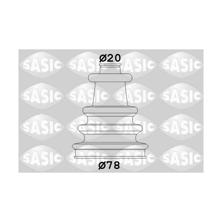 Gofruotoji membrana, kardaninis velenas SASIC 2933743