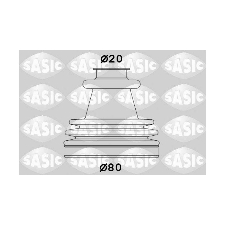 Gofruotoji membrana, kardaninis velenas SASIC 2933773