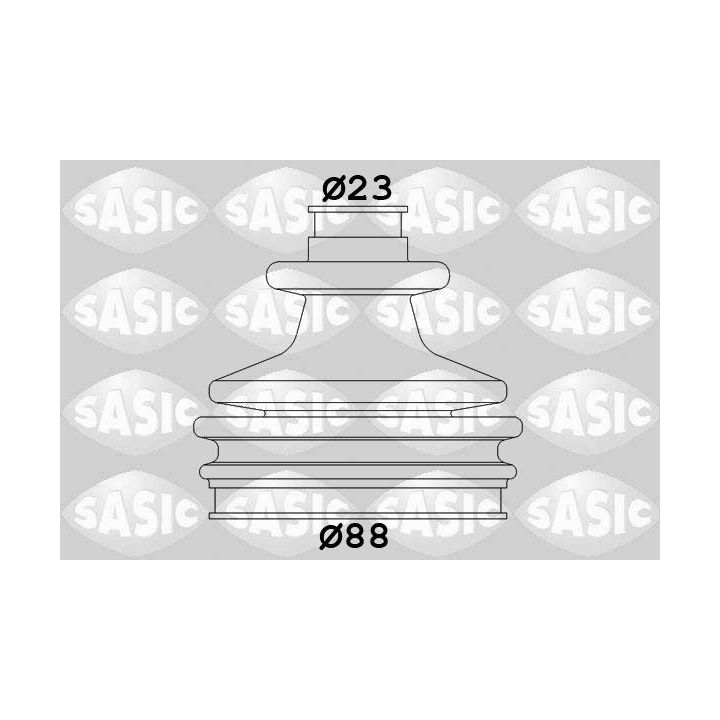 Gofruotoji membrana, kardaninis velenas SASIC 2933803