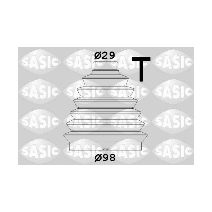 Gofruotoji membrana, kardaninis velenas SASIC 2933983