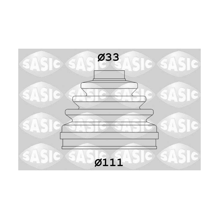 Gofruotoji membrana, kardaninis velenas SASIC 2933993