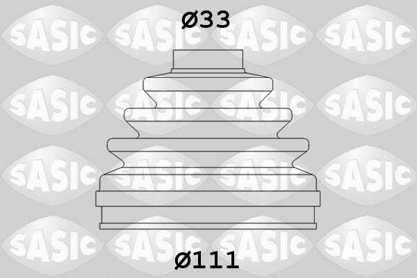 Gofruotoji membrana, kardaninis velenas SASIC 2933993