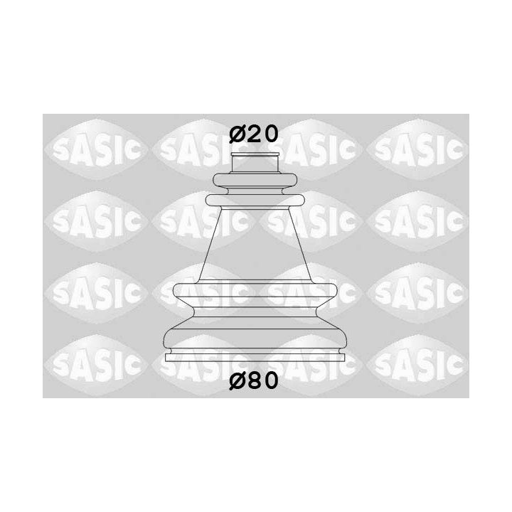 Gofruotoji membrana, kardaninis velenas SASIC 4003406