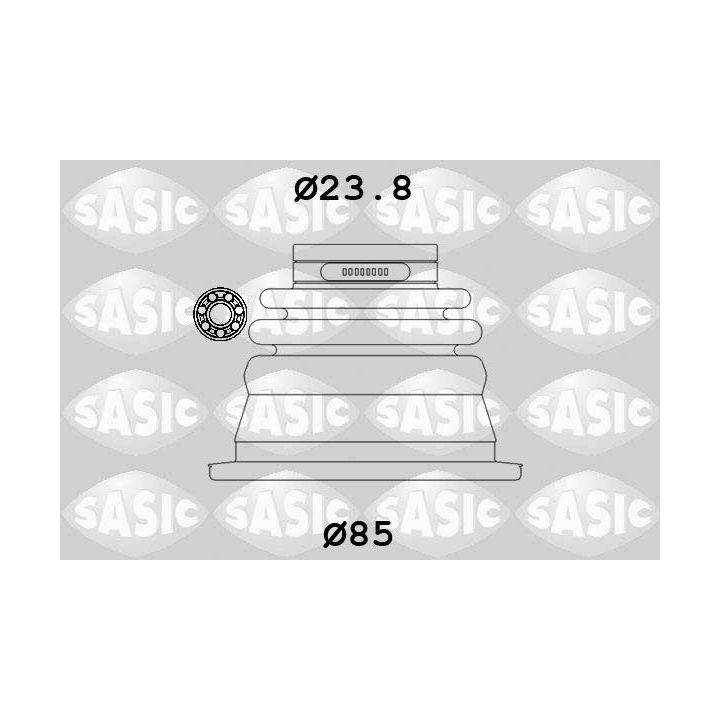 Gofruotoji membrana, kardaninis velenas SASIC 4003419