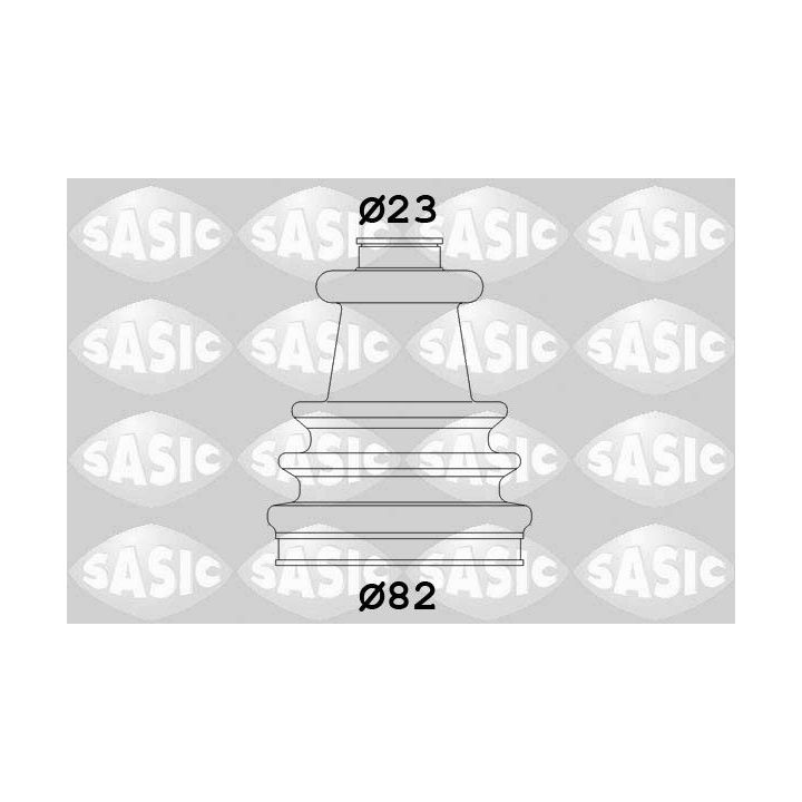 Gofruotoji membrana, kardaninis velenas SASIC 4003420