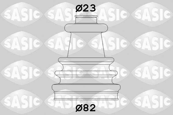 Gofruotoji membrana, kardaninis velenas SASIC 4003420
