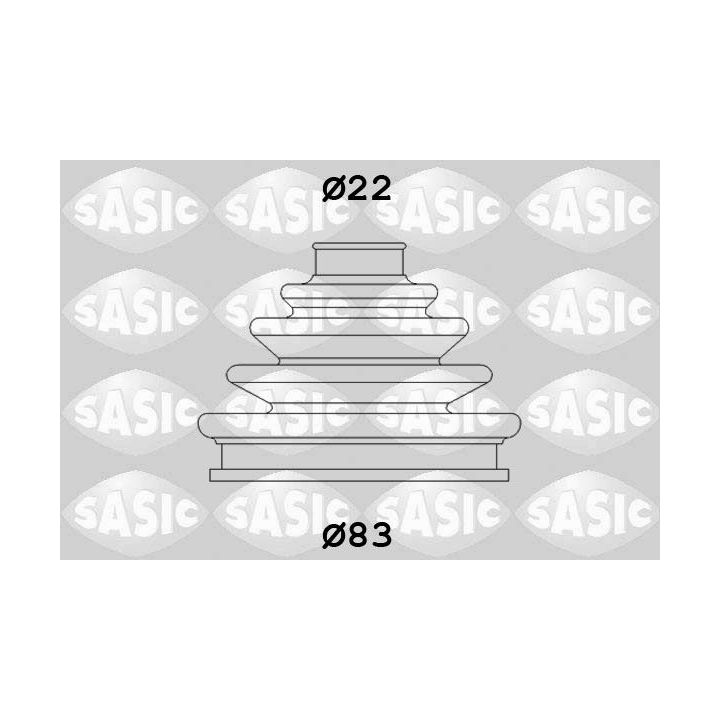 Gofruotoji membrana, kardaninis velenas SASIC 4003437