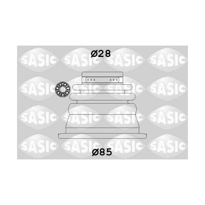 Gofruotoji membrana, kardaninis velenas SASIC 4003451