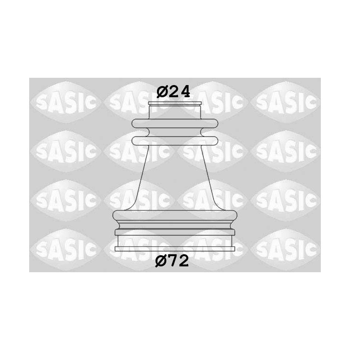 Gofruotoji membrana, kardaninis velenas SASIC 4003462