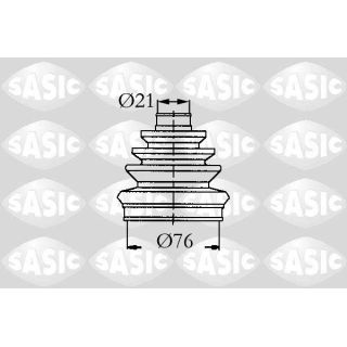 Gofruotoji membrana, kardaninis velenas SASIC 9004621