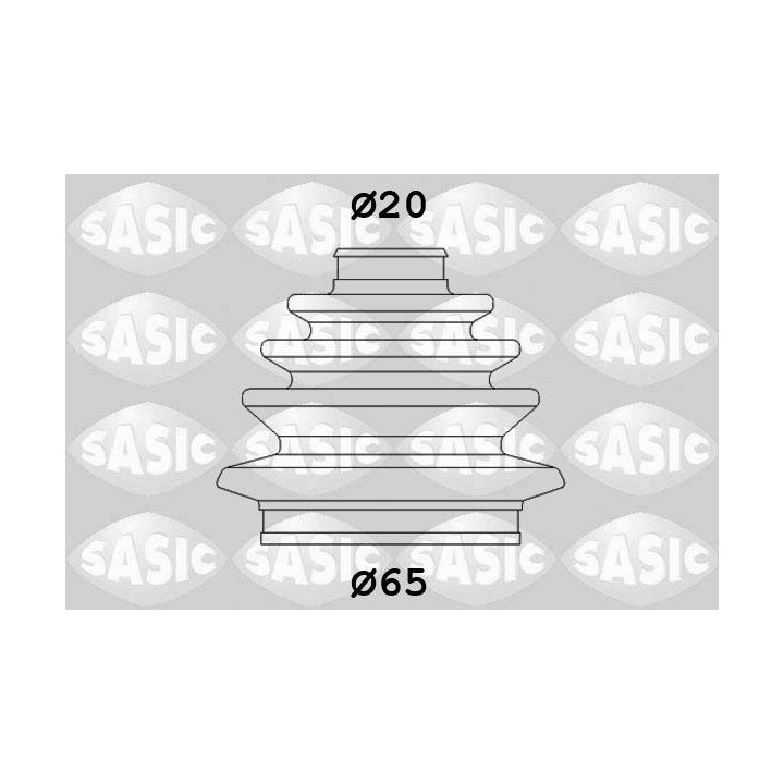 Gofruotoji membrana, kardaninis velenas SASIC 9004629