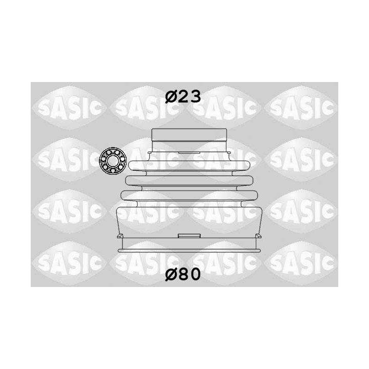 Gofruotoji membrana, kardaninis velenas SASIC 9004630