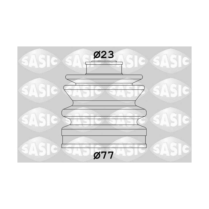 Gofruotoji membrana, kardaninis velenas SASIC 9004642