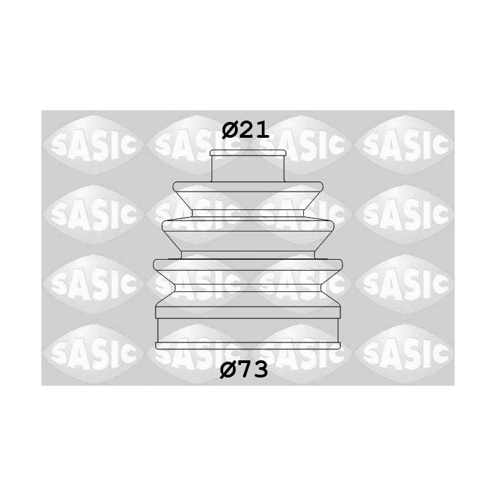 Gofruotoji membrana, kardaninis velenas SASIC 9004660