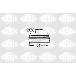 Gofruotoji membrana, kardaninis velenas SASIC 9004711